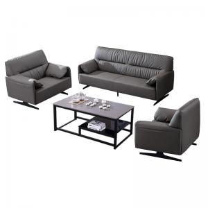 Executive Office Furniture Manufacturers Customization Three Seat Leather Sofa Sets