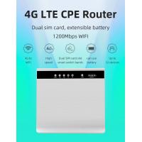 China Cat6 Dual Sim Unlocked 4G LTE 5ghz Wifi Router With Sim Card Slot SMA Antenna on sale