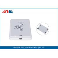China White NFC Card Contactless Reader , Anti - Collision ICODE SLIX NFC Reader And Writer on sale