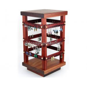 China Jewelry Accessories Display Stand Countertop Wood Jewelry Store Equipment supplier