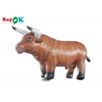 Moving Blow Up Bull Costume  Inflatable Cartoon Characters Logo Printing