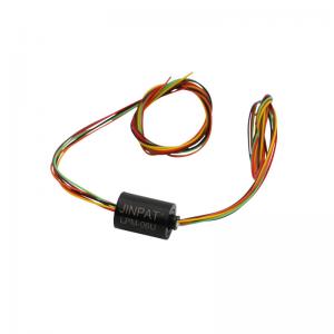 China 6 Circuits Model Miniature Slip Ring in Compact Design with Gold-Gold Contacts wholesale