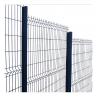 1.53m X2.5m Curved Wire Fence , PVC Coated Football Field Fence Uv Protection