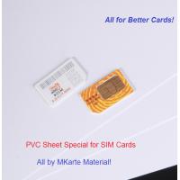 China Special Sheet Materials Pvc Plastic Sheet For SIM Card Body Production on sale