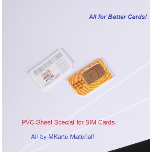 China Special Sheet Materials Pvc Plastic Sheet For SIM Card Body Production supplier