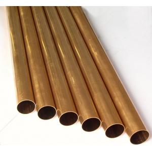 C11000 ASTM Copper Pipe , Air Conditioner Copper Pipe 0.2mm 0.5mm Thickness