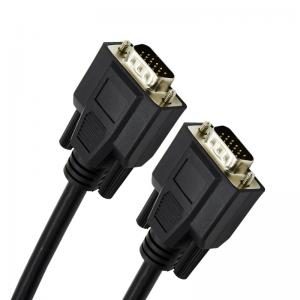 China High Quality Gold-plated Connector High speed VGA Cable 1.5m 3m 5m 10m for computer projector monitor screen supplier