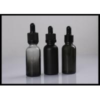 China 30ml Black Gradient Glass Bottle E liquid Smoke Oil Dropper Bottle on sale