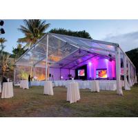 China Transparent outdoor tents for parties Backyard Party Tents Clear PVC  Fabric 20m x 20m on sale