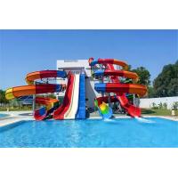 China Galvanized Steel Outdoor Water Park Slide Attraction Games Play Equipment For Children on sale