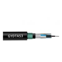 China GYDTA53 48 Strand Fiber Optic Cable , Direct Burial G652d Fiber Cable on sale