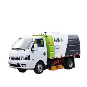 China 4x2 Wheel Municipal Sanitation Truck Gasoline Power 113hp Mini Road Sweeper supplier