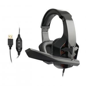 China 105db Wired Gaming Headset Over Head Gamer Headphone With Microphone Volume Control supplier