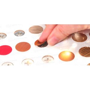 PVC Decorative Adhesive Plastic Hole Sticker Dia 10MM-50MM