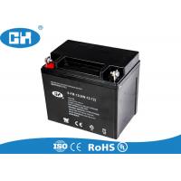 China 150cc AGM Lead Acid Sealed Motorcycle Batteries 12v 12Ah Large Current Capability on sale