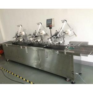 China GMP 1phase Scratch Card Bag Labeling Machine For Clothing Tag supplier