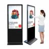 China 55 Inch Floor Stand Android Digital Signage LCD Advertising Touch Screen Totem Kiosk With Remote Managing Software wholesale