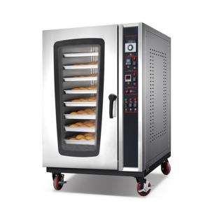 China Hot Air Circulation Small Commercial Baking Oven Pizza Buns 10 Trays Gas Electric supplier