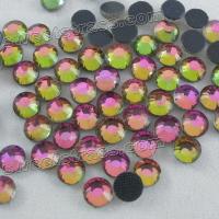 China Factory Wholesale Iridescent Rhinestones World Stones DMC Rainbow Hand Beads for sale