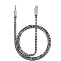 China Male To Female Iphone Aux Cable 1M OEM ODM Nylon Braided ISO9001 on sale