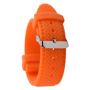 China 20mm Sport Watch Rubber Band , ROHS Soft Rubber Watch Strap Tire Pattern supplier