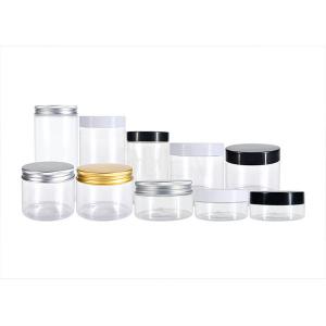 China Cream Packaging Plastic Cosmetic Jars With Lid Customized Round 3g supplier