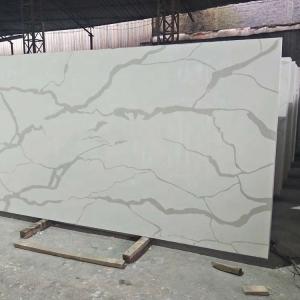 China Cut - To - Size Artificial Quartz Stone , White Quartz Kitchen Worktops supplier