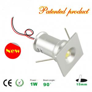 China Warm white/ White/ Blue/ Green/ Yellow Color recessed Mini 1W LED Spotlight light supplier