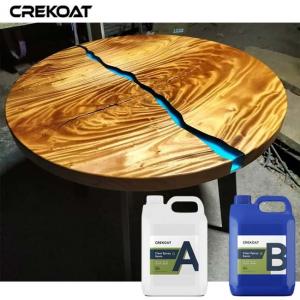 Deep Pour Hardest Clear Epoxy Resin Enriching Woodworking Projects