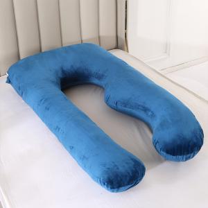 China 100% Polyester Fiber U Shaped Body Pillow For Pregnant Woman supplier