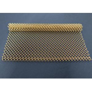 1.2mm Metal Mesh Drapery Decorative Wire Mesh Coil Drapery For Curtain