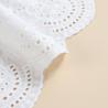 China Factory Embroidery Lace Fabric Embroidered Lace Fabric Polyester white embroidery lace trim for Dress wholesale