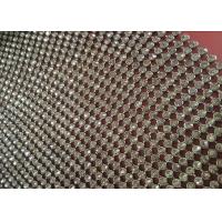 China Gunmetal Crystal Rhinestone Metal Sequin Fabric Decoration Cloth CE Approved on sale