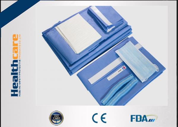 Blue Caesarean Section Set Custom Procedure Packs With EO And ISO / CE