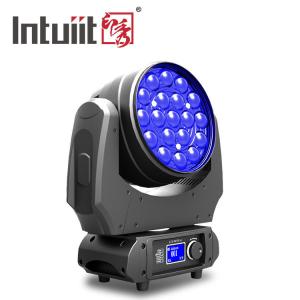 China DMX512 Zoom Moving Head Light With Wide Angle 19*10W RGBW 4 In 1 Beam Wash Moving Head supplier