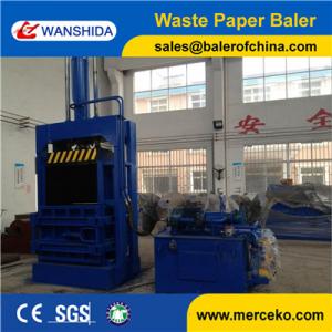 China Hydraulic Waste Cardboards Vertical Balers100Ton Press Force 15kW Motor High Efficiency supplier