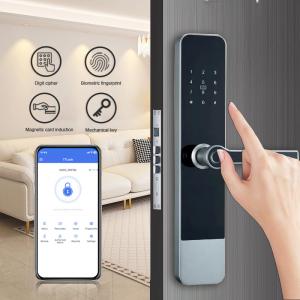 China Anti Peep Smart TTLock Digital Door Lock Biometric Code IC Card NFC Unlock supplier