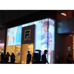 Outdoor Advertising Transparent LED Video Screen 16384 Dots For Shopping Mall Shenzhen Factory