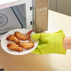 high quality traditional long silicone oven heat gloves hot mitts
