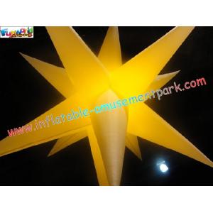 China Special PVC coated nylon material Party Inflatable Light Decoration / Inflatable LED star supplier