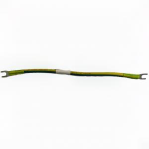 Ground cable RV6mm² both ends LY0020-2019 yellow green 180mm automotive wiring harness