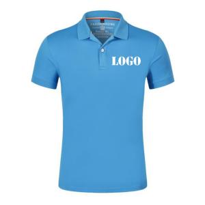 China 200 gsm Short Sleeve Tee Shirt , Polyester Casual Style Golf Polo T Shirts supplier