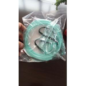 China Adult Detection Reagent Nasal Oxygen Cannula Soft With Curved Nasal Prong supplier
