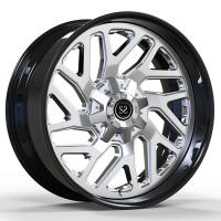 China Fit Dodge Ram 1500 New Style Gloss Black Custom 2-PC Forged Alloy Rims 20 21 and 22 inches 5x139.7 / 6x139.7 on sale