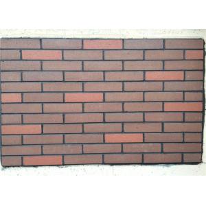 Red Smooth Split Face Brick For Exterior Cladding Wall Building Construction