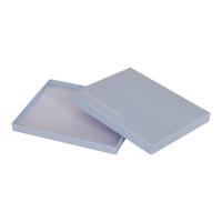 China Grey Board Blue Clothing Paper Box Packaging Apparel With Lids And Base 4c Offset Printing on sale
