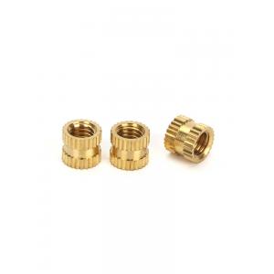 Brass Knurled Nuts Thumb Nuts Insert Nuts Through-Hole Knurled Nuts