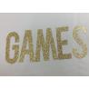 China 300gsm Letters 5&quot; Tall Gold Glitter Paper Letters For Party Decoration wholesale