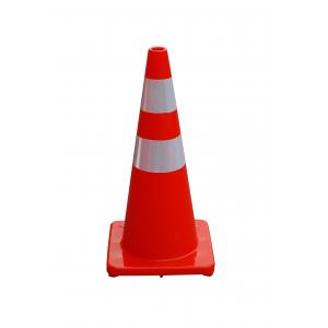 China 28inch Orange Flexible PVC Traffic Safety Road Cone supplier