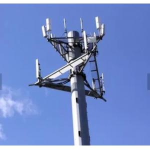 tour 4G unipolaire en acier pour l'industrie de télécommunication